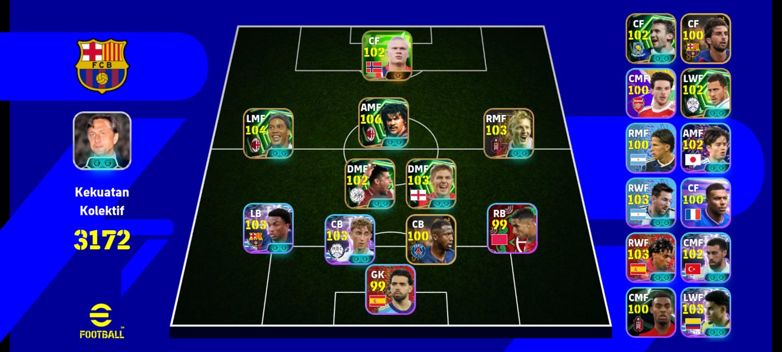 Gullit Milan FT Edged Crossing 