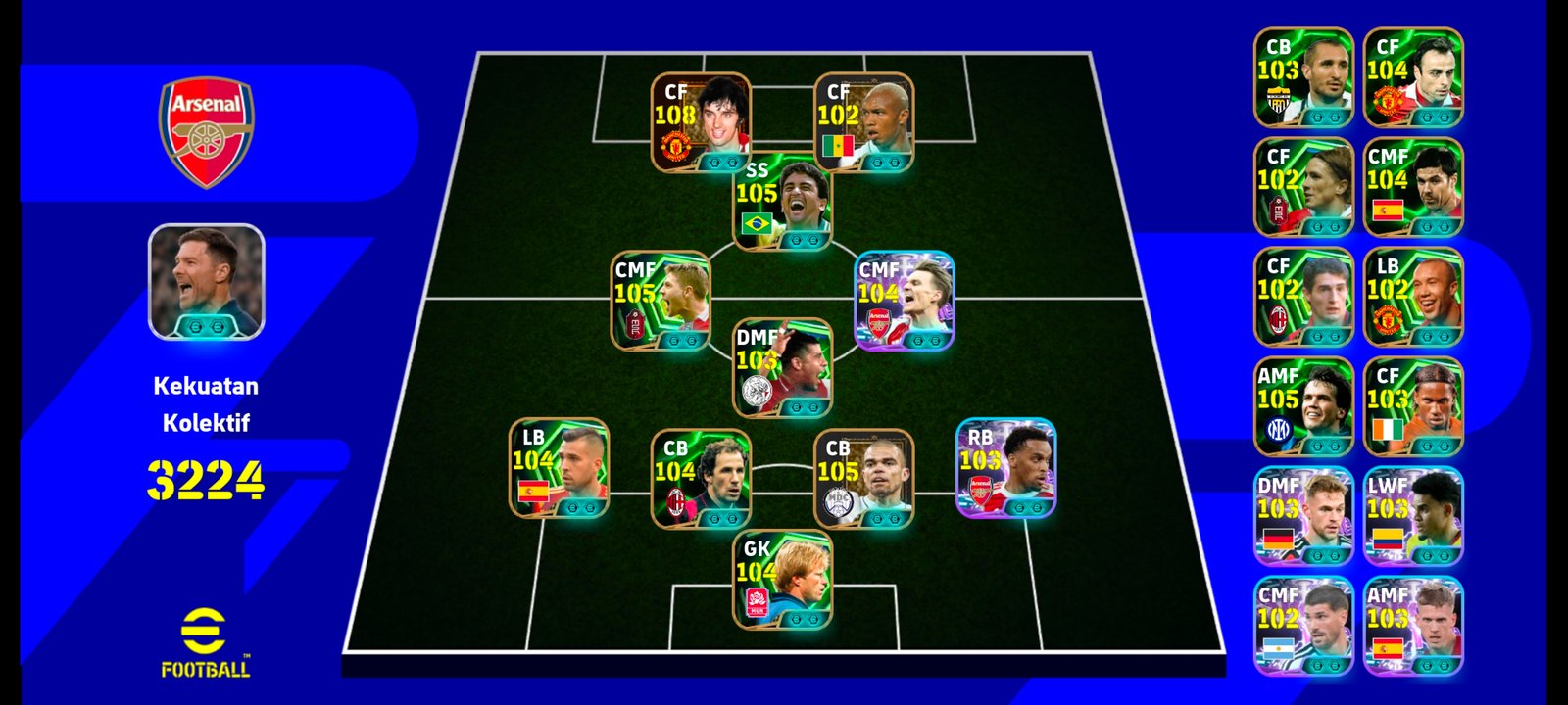 BEST, ODEGARD, JORDI, PEPE, GERARD KOL 3224+