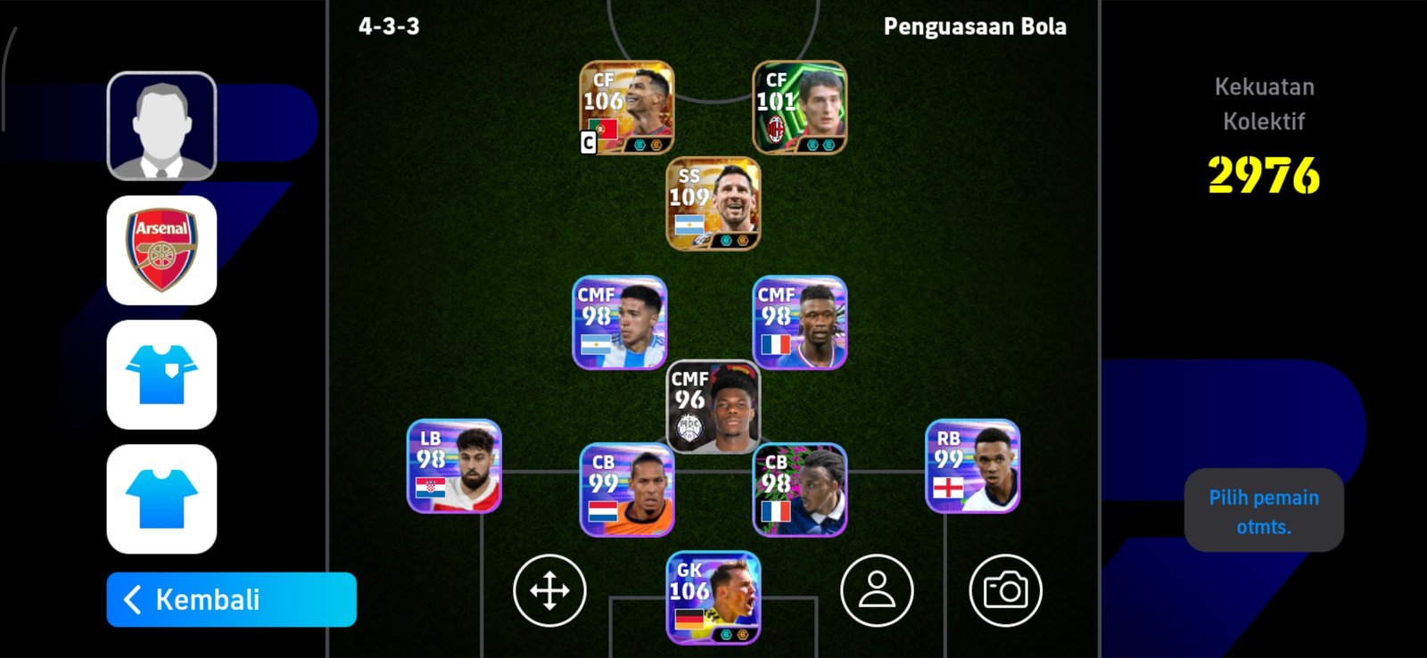 Trio goat Ronaldo mesi never