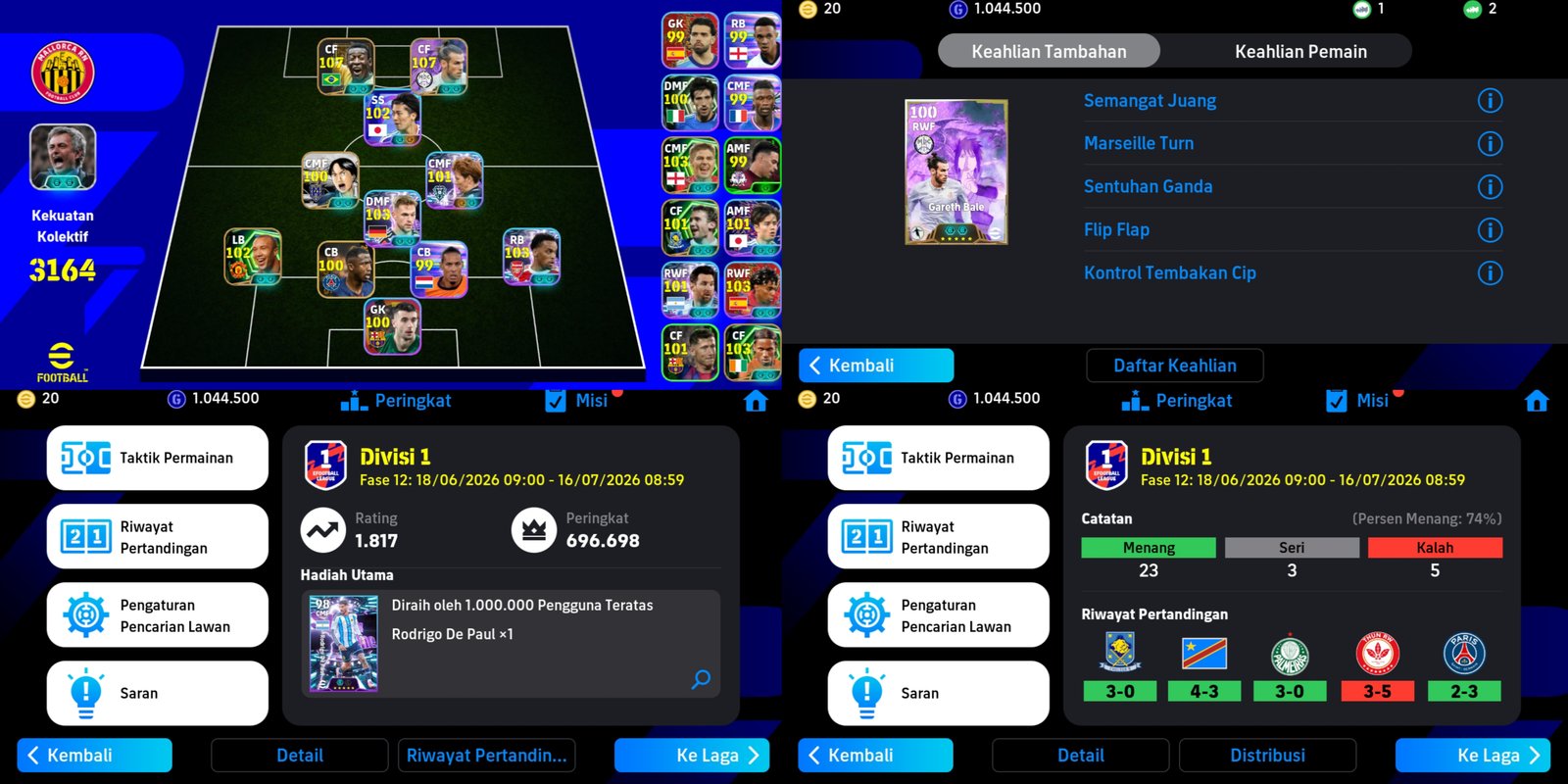 Bale Wibu, Pele Ber-ft 2 Akamsi Jepang