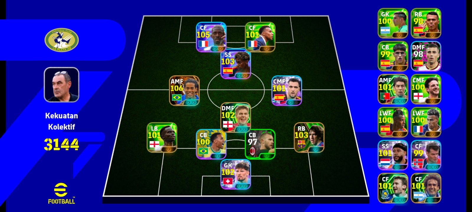 Dembele + Yamal + Ronaldinho