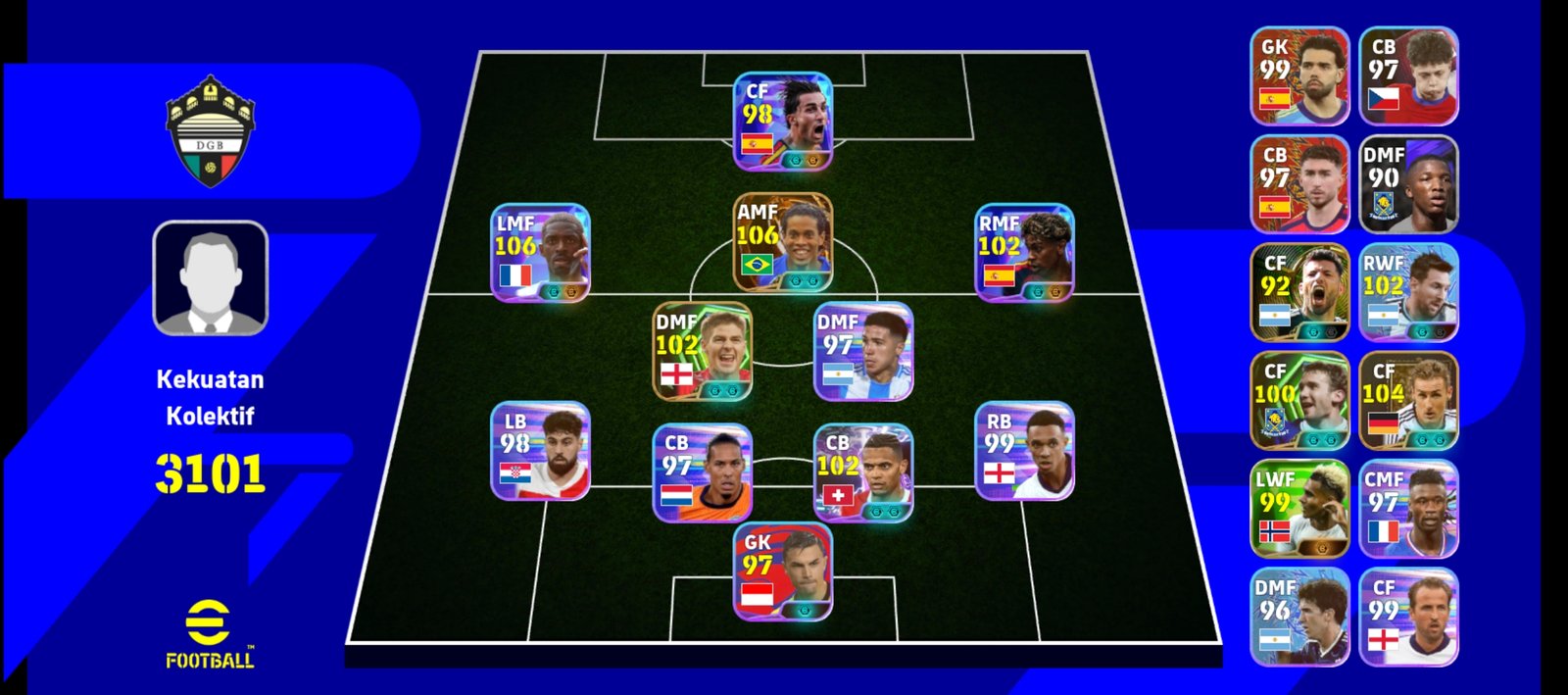 Tores x Yamal x Dinho x Dembele x Klose